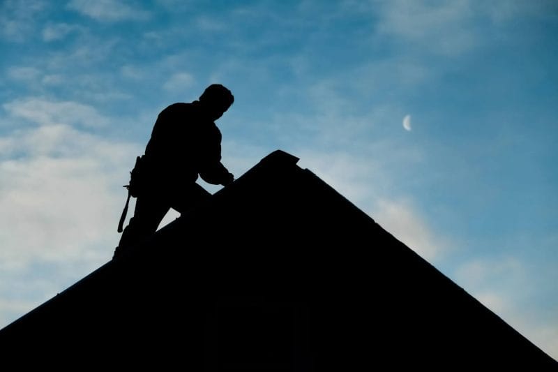 Professional roof inspection